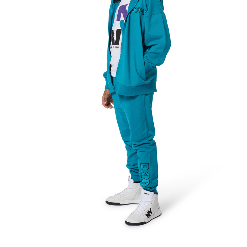 T&eacute;nis em couro com atacadores DKNY 
                        UNISEX