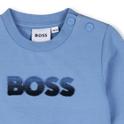 Conjunto de moletom e cal&ccedil;a BOSS 
                    MENINO