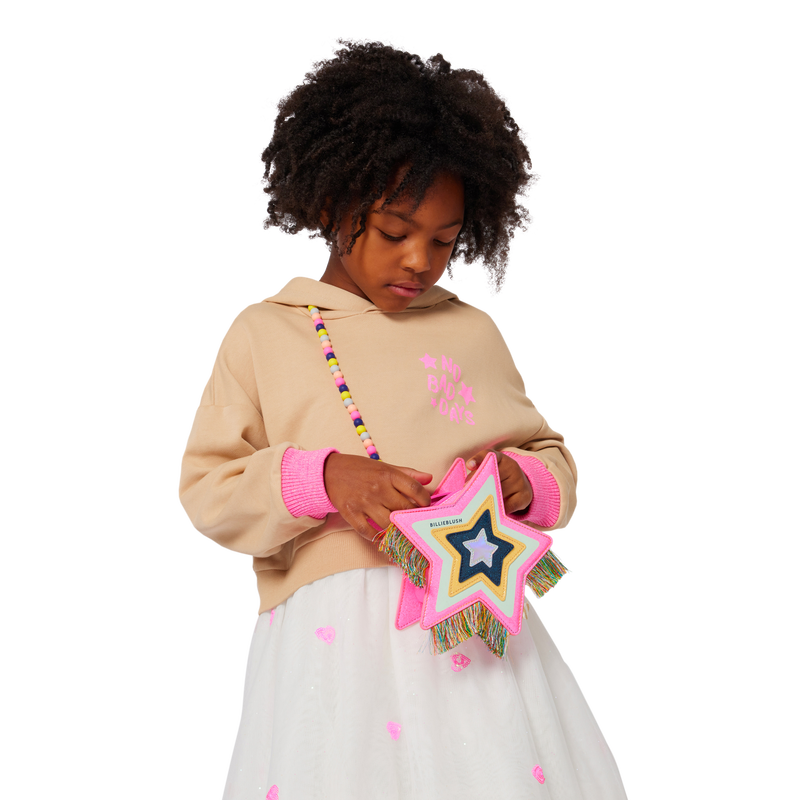 Vestido bimaterial BILLIEBLUSH 
                        GIRL