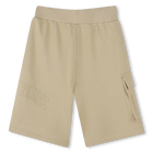 Bermudas em molet&atilde;o de algod&atilde;o DKNY 
                    UNISEX