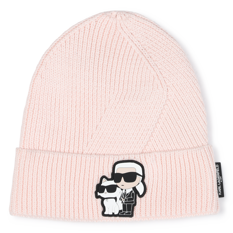 Gorro de malha KARL LAGERFELD KIDS 
                    GIRL