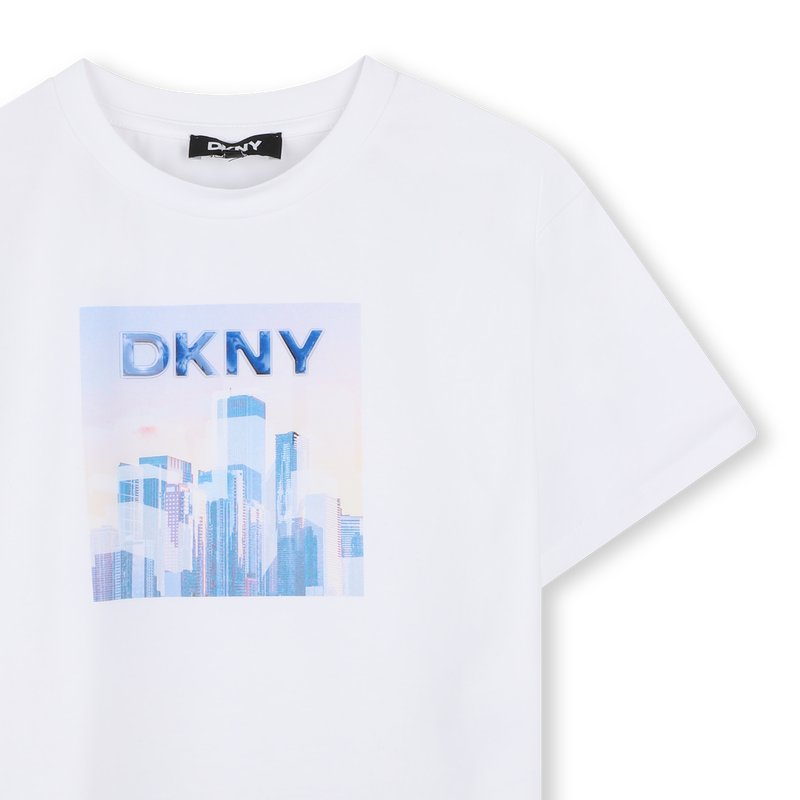T-SHIRT DE MANGA CURTA DKNY 
                        GIRL