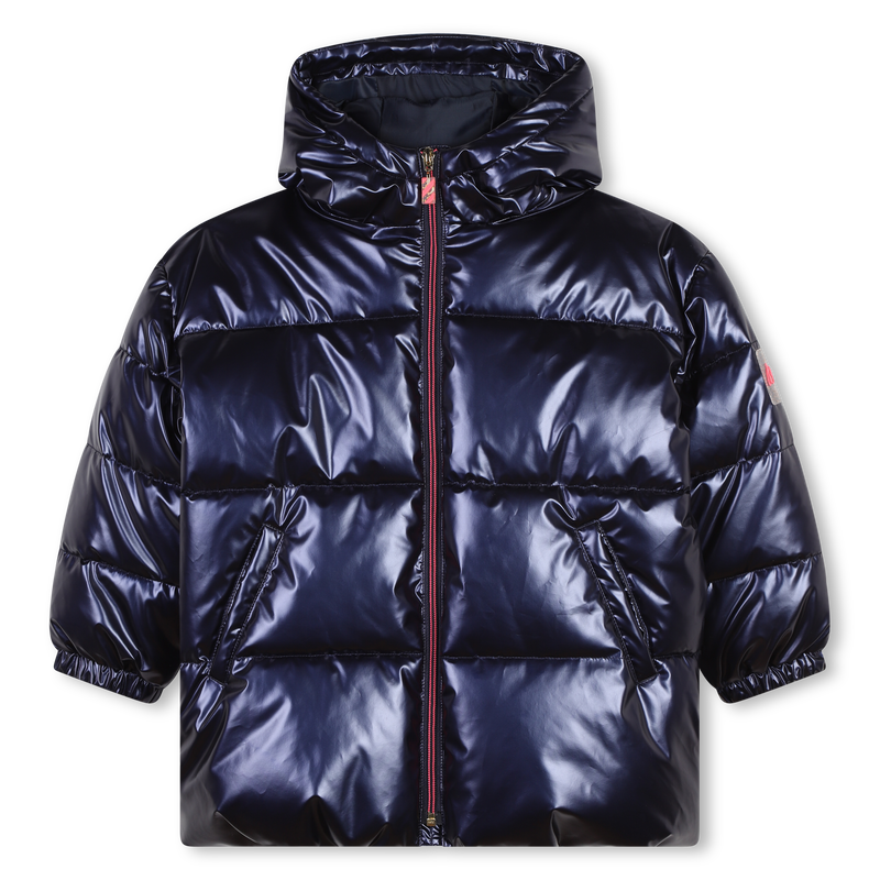 Blus&atilde;o de penas fecho e capuz BILLIEBLUSH 
                        GIRL