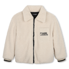 Jaqueta de sherpa KARL LAGERFELD KIDS 
                    BOY