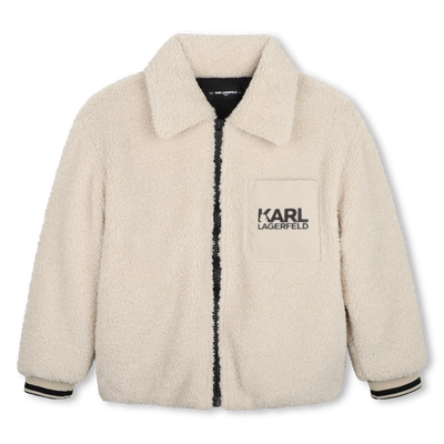 Jaqueta de sherpa KARL LAGERFELD KIDS BOY