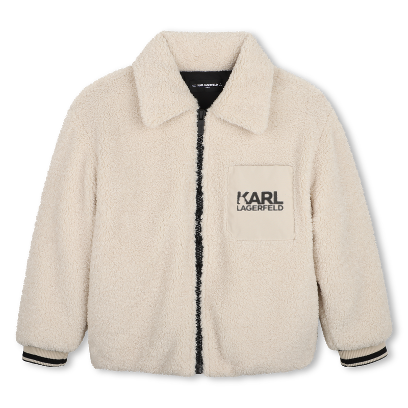 Jaqueta de sherpa KARL LAGERFELD KIDS 
                        BOY