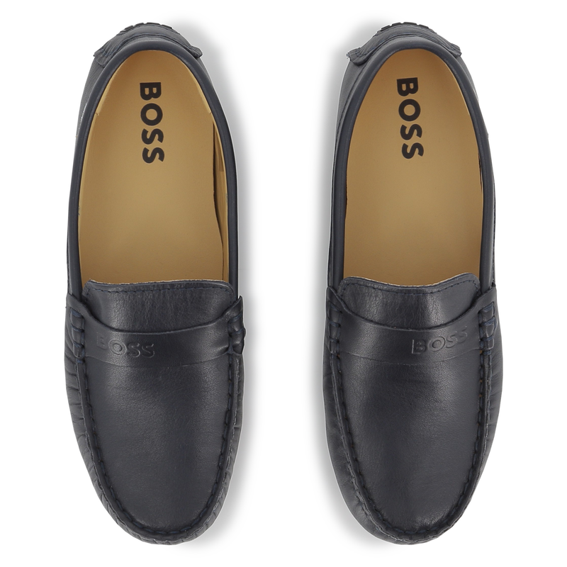 LOAFERS DE COURO DE VACA BOSS 
                        BOY