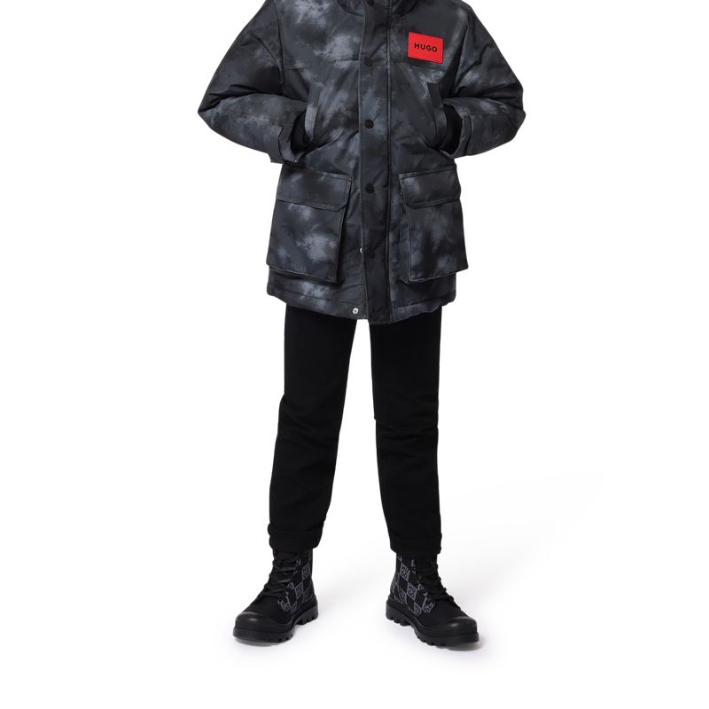 Parka com capuz e bolsos HUGO 
                        BOY