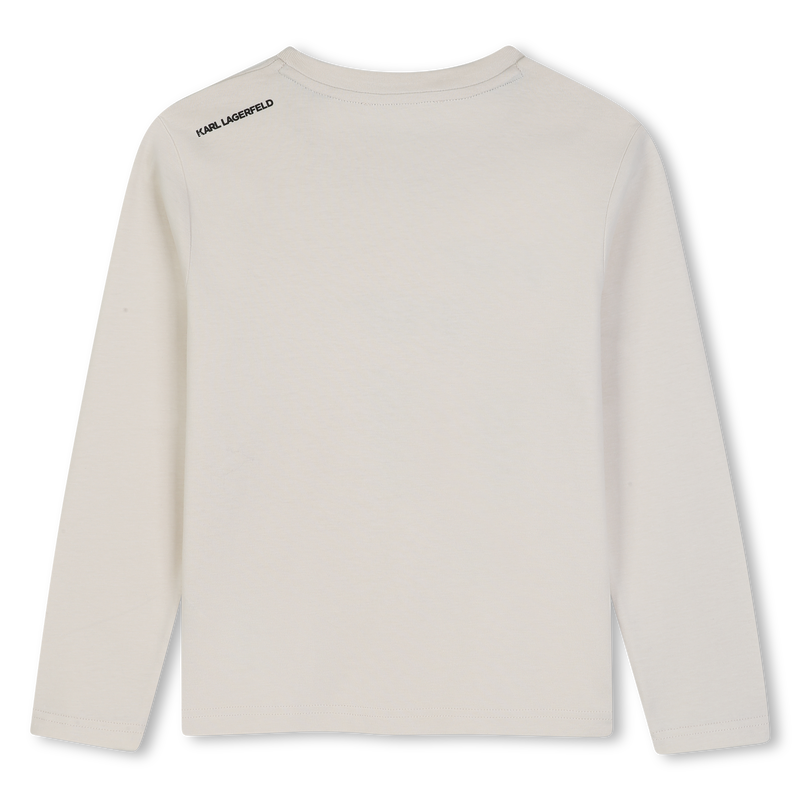 Camiseta de mangas curtas KARL LAGERFELD KIDS 
                        BOY
