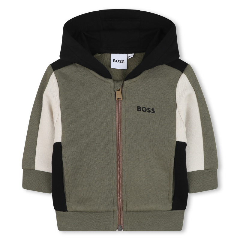 Cardigan com capuz BOSS 
                    BOY
