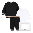 Conjunto de cal&ccedil;a, cardig&atilde; e camiseta BOSS 
                    BOY