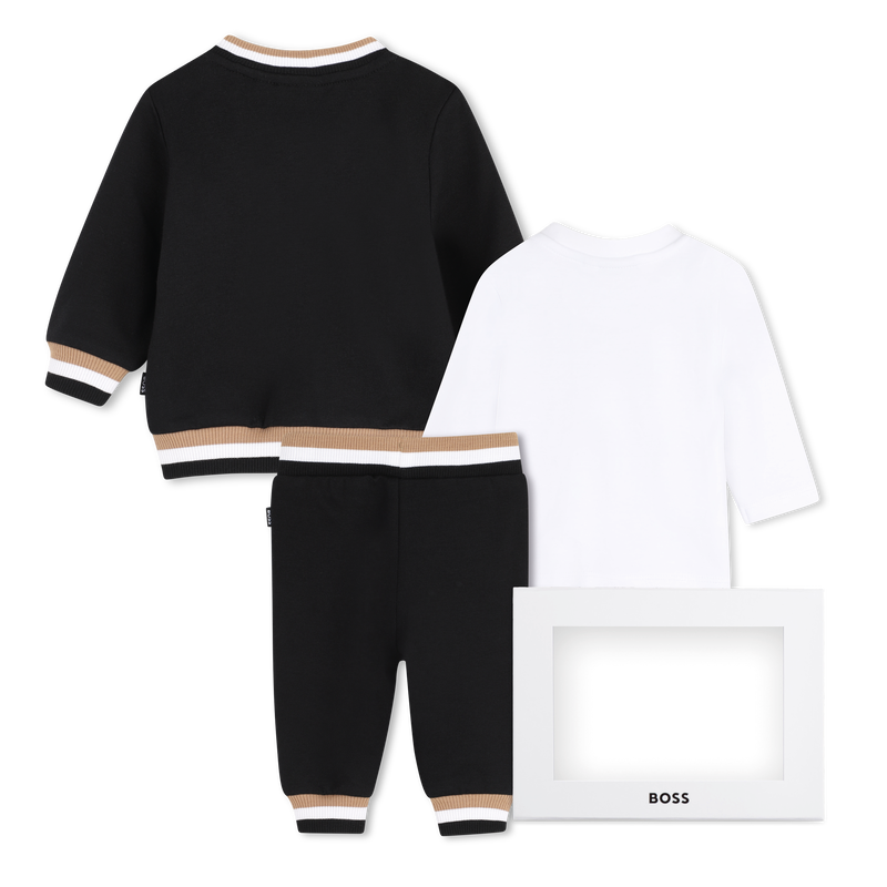 Conjunto de cal&ccedil;a, cardig&atilde; e camiseta BOSS 
                        BOY