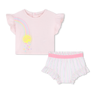 Conjunto de T-shirt e cal&ccedil;&otilde;es BILLIEBLUSH 
                    MENINA