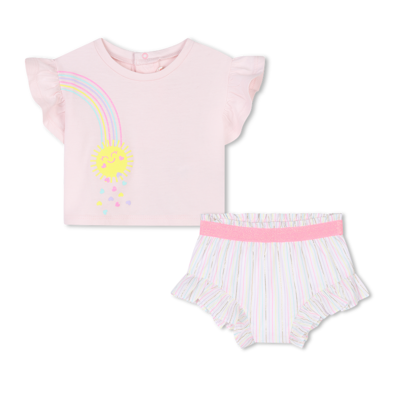 Conjunto de T-shirt e cal&ccedil;&otilde;es BILLIEBLUSH 
                        MENINA
