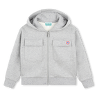 Cardig&atilde; de jogging em molet&atilde;o KENZO KIDS 
                    GIRL