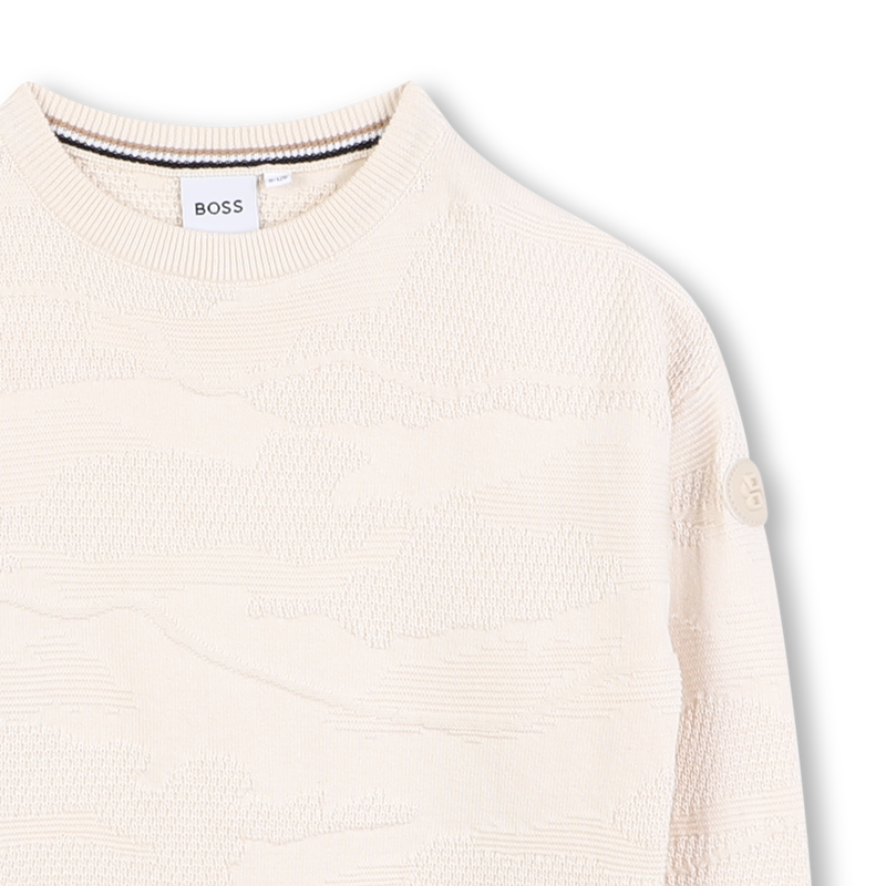 Camisola com decote redondo BOSS 
                        BOY