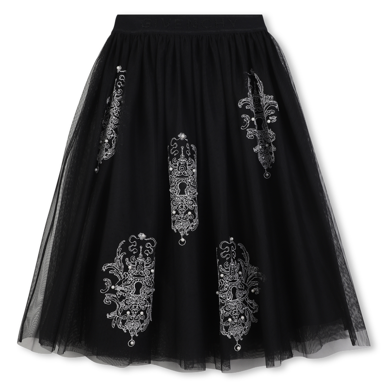 Saia de tule franzida GIVENCHY 
                    GIRL