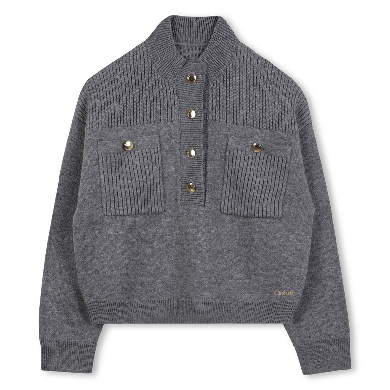 Camisola de malha de gola alta CHLOE 
                    GIRL