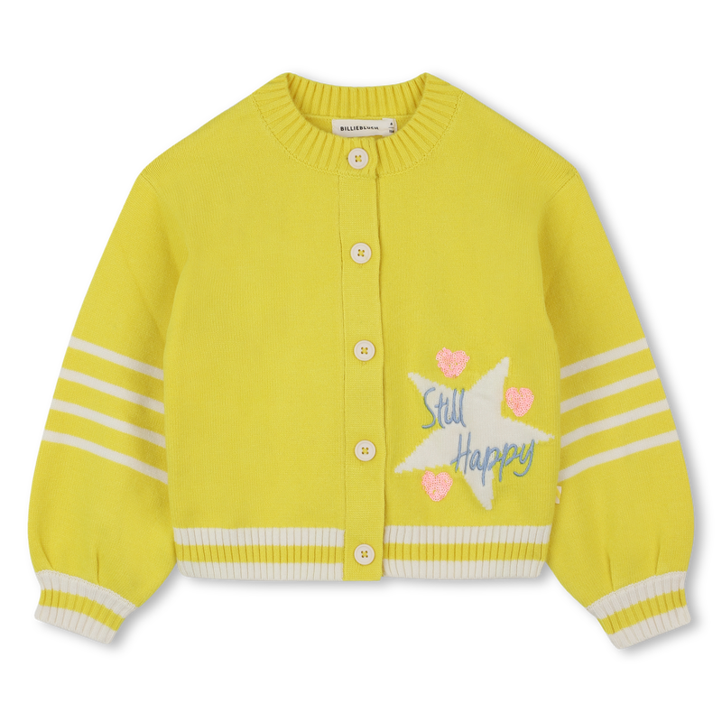 Cardig&atilde; de malha BILLIEBLUSH 
                        GIRL