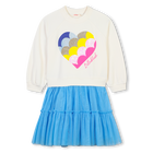 Vestido bi-mat&eacute;ria BILLIEBLUSH 
                    GIRL