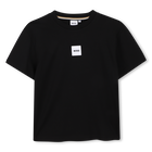 T-shirt de manga curta, PRETO, hi-res