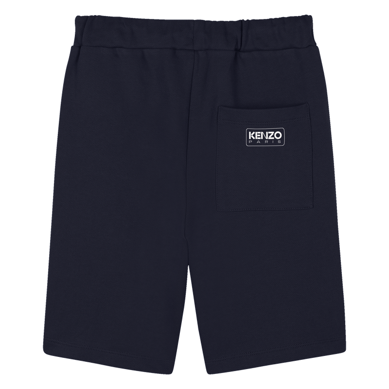 Bermudas lisas com bolsos KENZO KIDS 
                        BOY