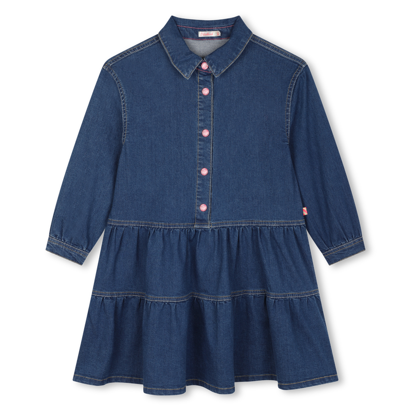 Vestido de ganga com colarinho BILLIEBLUSH 
                    GIRL