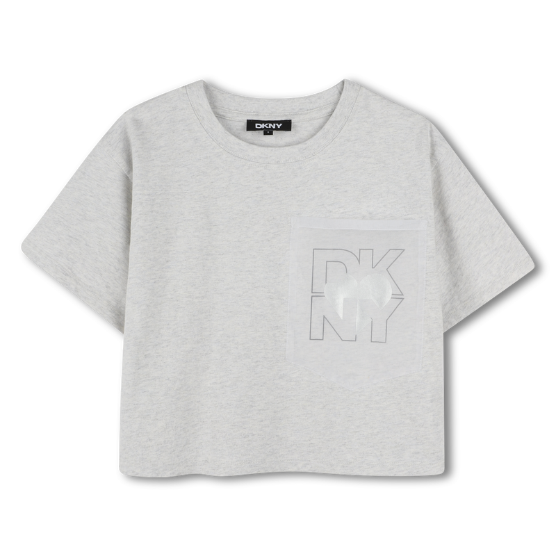 T-shirt de algod&atilde;o larga DKNY 
                        GIRL