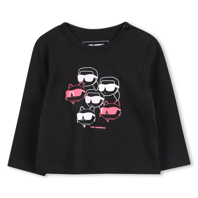 Camiseta de manga comprida KARL LAGERFELD KIDS GIRL
