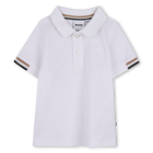 Polo de manga curta, BRANCO, hi-res