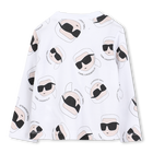 Conjunto de macac&atilde;o e camiseta KARL LAGERFELD KIDS 
                    BOY