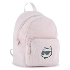 Mochila pequena feita de l&atilde; fofa KARL LAGERFELD KIDS 
                    GIRL