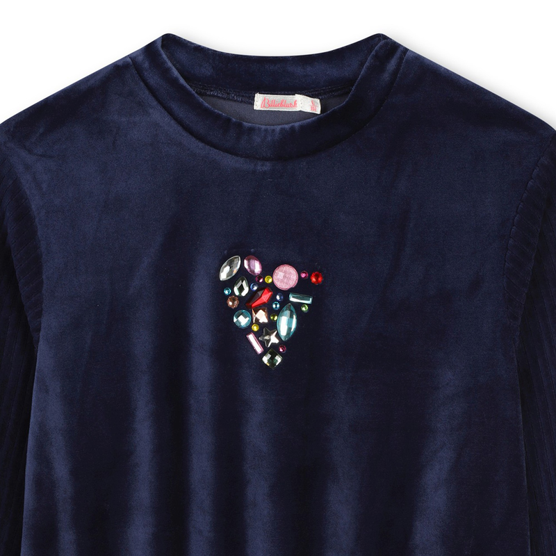 Velvet Sweatshirt BILLIEBLUSH 
                    GIRL
