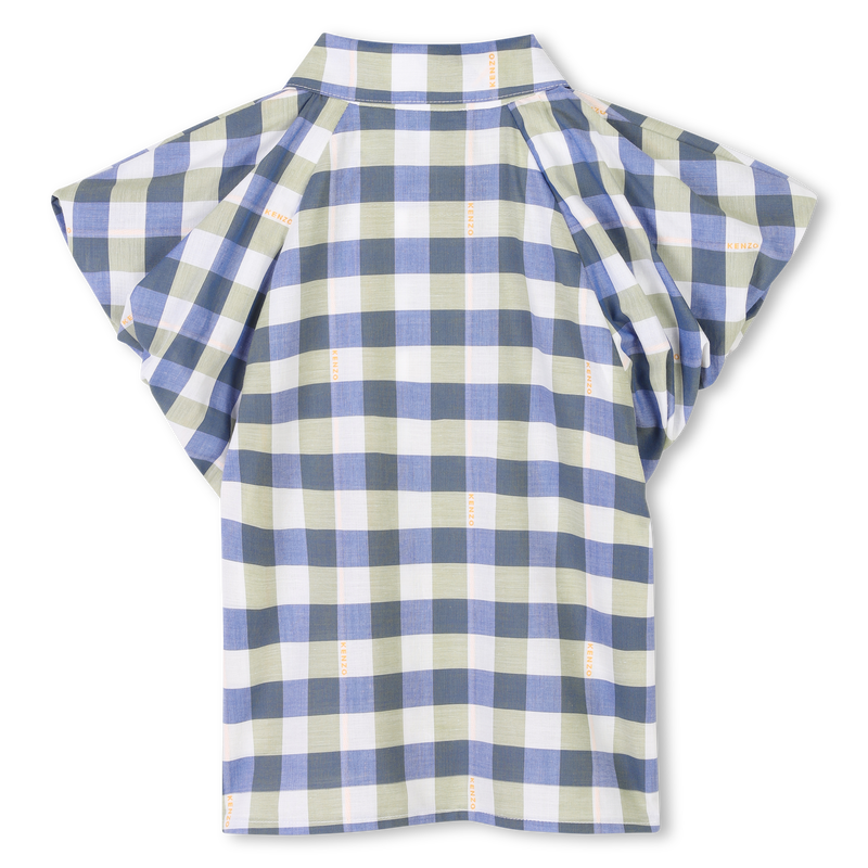 Blusa manga curta de algod&atilde;o KENZO KIDS 
                        GIRL