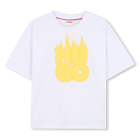 T-shirt manga curta em algod&atilde;o, BRANCO, hi-res