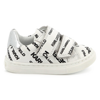 Sapatilhas de pele com velcro KARL LAGERFELD KIDS 
                    UNISEX