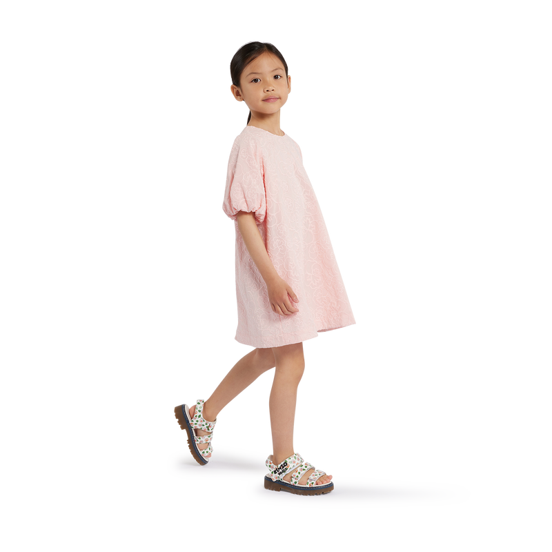 Sandálias em pele com velcro KENZO KIDS 
                    GIRL