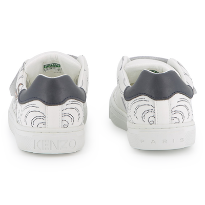 T&ecirc;nis de couro KENZO KIDS UNISEX