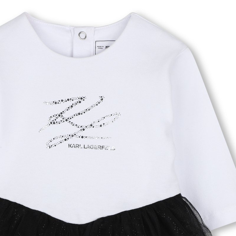 Vestido de cerim&ocirc;nia KARL LAGERFELD KIDS 
                        GIRL