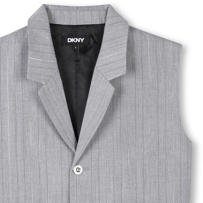 Colete &agrave;s riscas DKNY 
                        MENINA