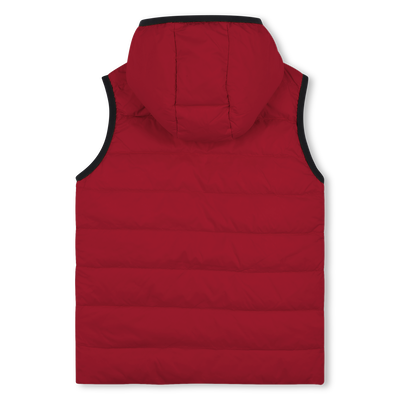 Casaco acolchoado com capuz efeito flano BOSS BOY