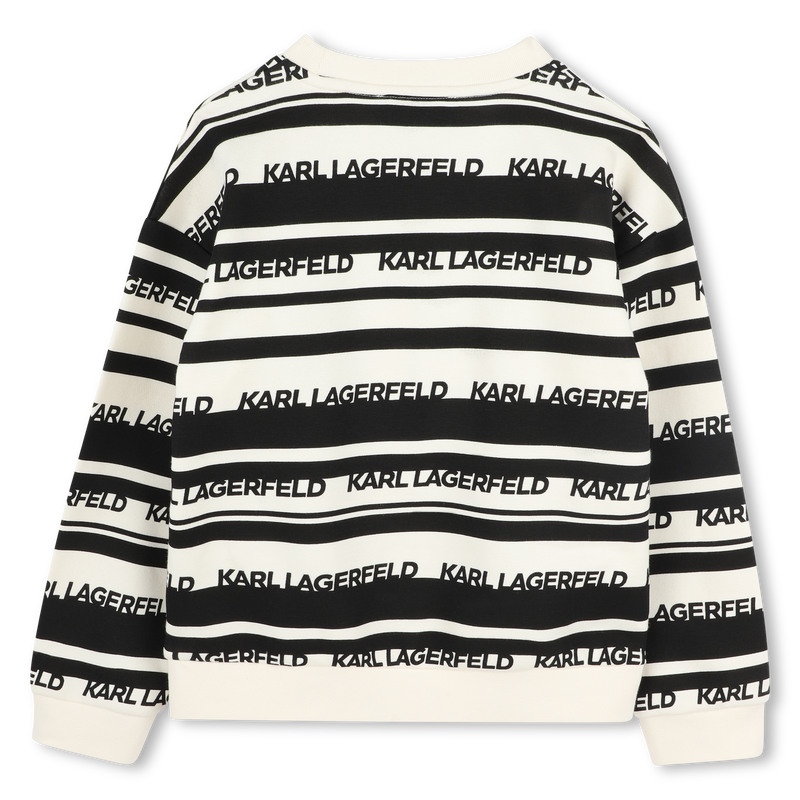 Sweatshirt &agrave;s riscas KARL LAGERFELD KIDS 
                        BOY