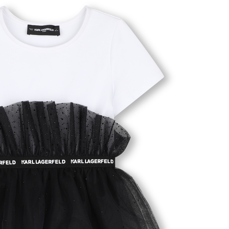 Vestido de cerim&ocirc;nia KARL LAGERFELD KIDS 
                        GIRL