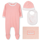 Conjunto de pijama, babador e chap&eacute;u KENZO KIDS 
                    GIRL