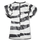 Vestido com padr&atilde;o de zebra completo MARC JACOBS 
                    GIRL