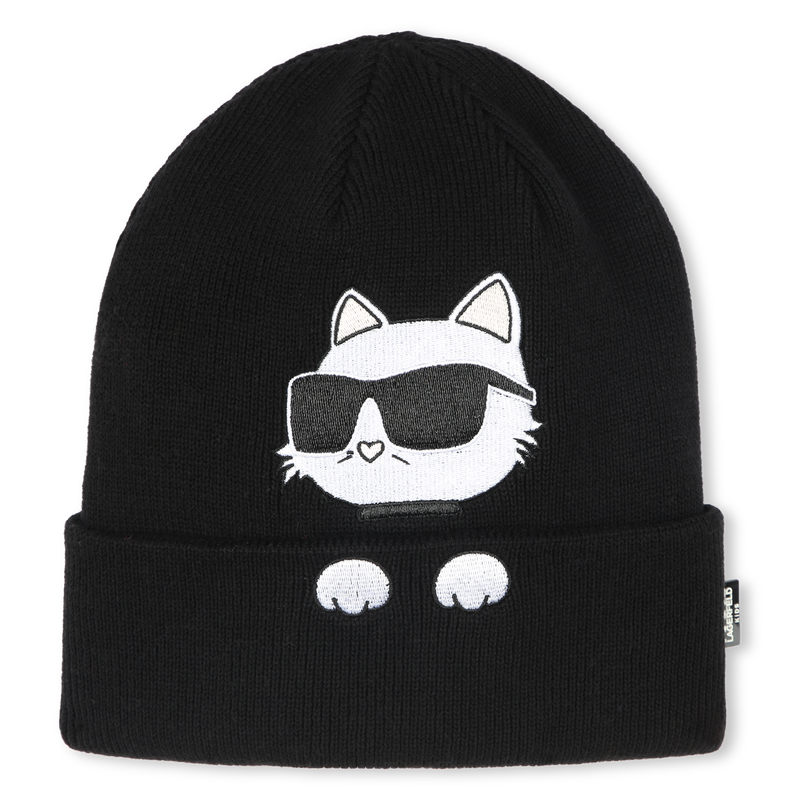 Gorro e cachecol tubular KARL LAGERFELD KIDS 
                        GIRL