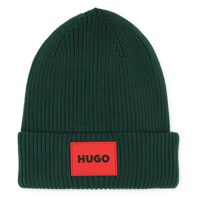 Gorro de malha de algodão HUGO UNISEX