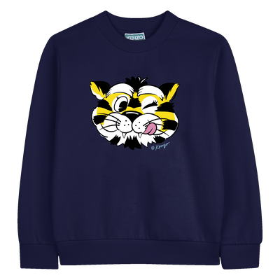 Moletom de l&atilde; KENZO KIDS UNISEX