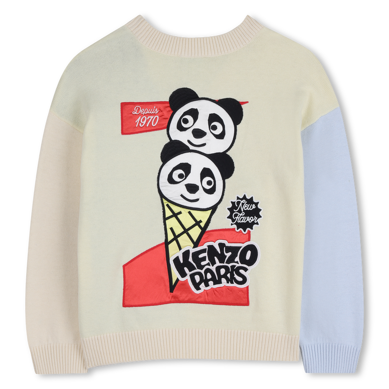 CARDIGAN DE MALHA DECOTE EM V KENZO KIDS 
                        BOY