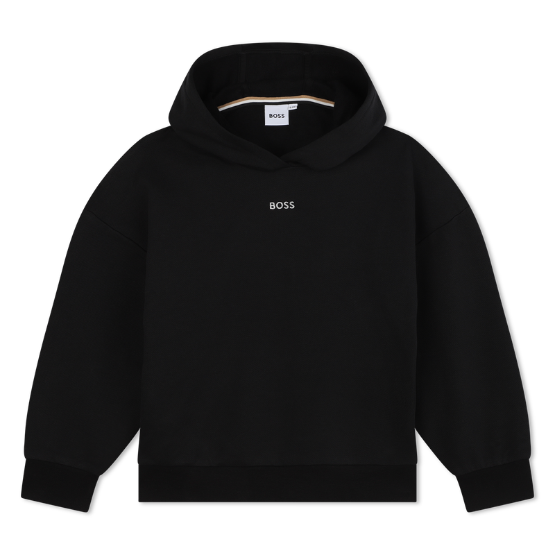 Sweatshirt molet&atilde;o com capuz BOSS 
                        GIRL